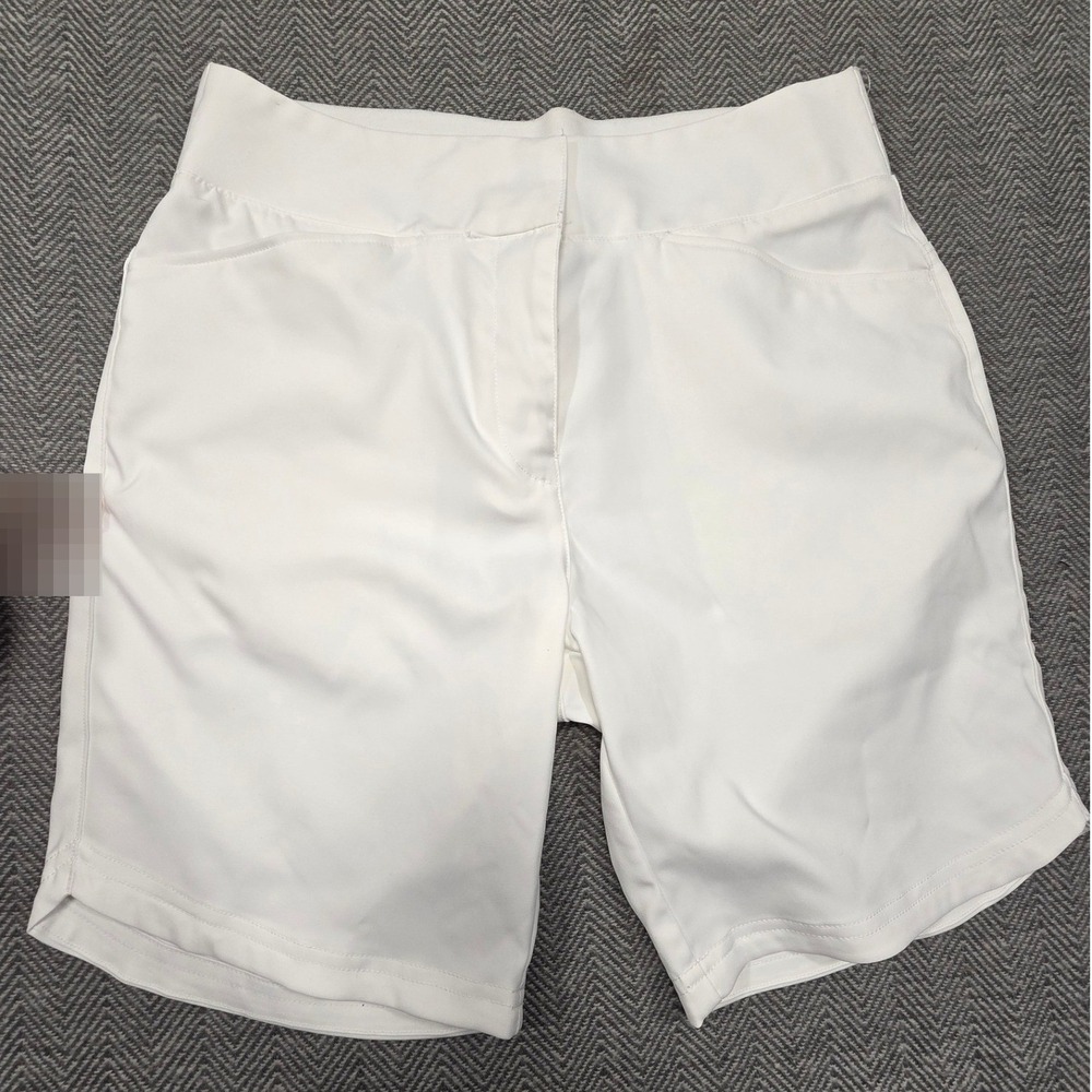 Puma‎ Womens White Golf Shorts Size S Performance Athletic Activewear